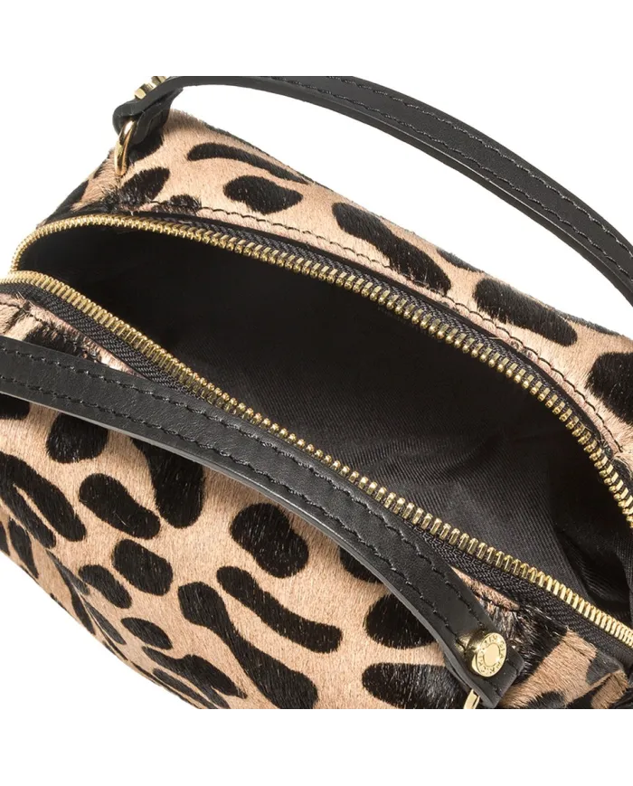 Gianni Chiarini Borsa piccola in cavallino Alifa Maculato/Nero