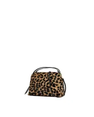 Gianni Chiarini Borsa in pelle cavallino animalier "Alifa" Maculato/Nero