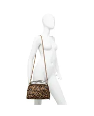 Gianni Chiarini Borsa in pelle cavallino animalier "Alifa" Maculato/Nero