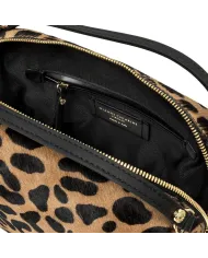Gianni Chiarini Borsa in pelle cavallino animalier "Alifa" Maculato/Nero