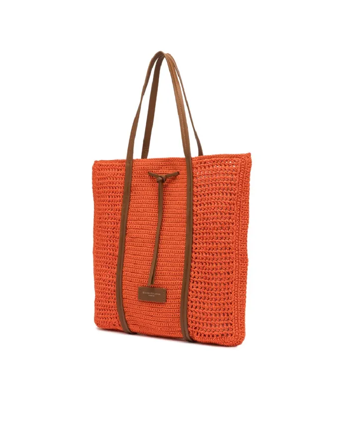 Gianni Chiarini Borsa uncinetto Victoria Arancio