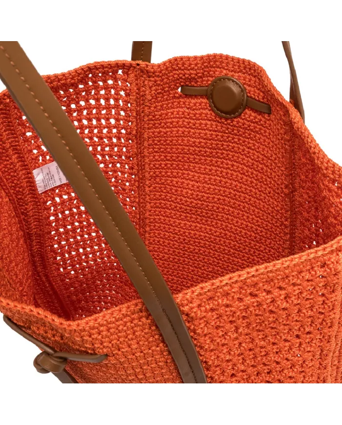 Gianni Chiarini Borsa uncinetto Victoria Arancio