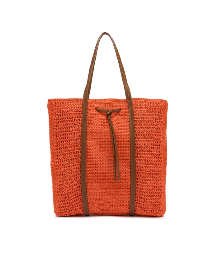 Gianni Chiarini Borsa uncinetto Victoria Arancio
