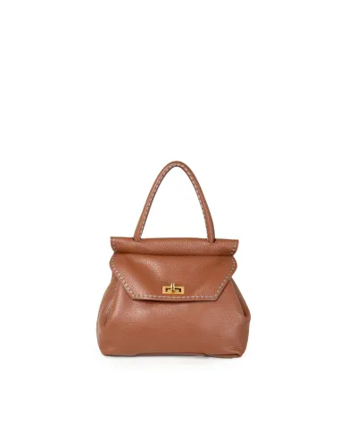 Visona Borsa piccola in pelle Cleo Marrone