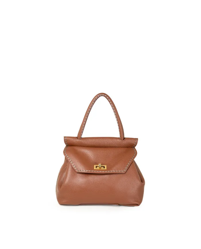 Visona Borsa piccola in pelle Cleo Marrone
