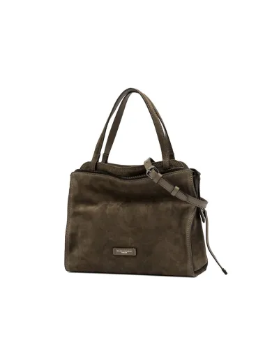 Gianni Chiarini Borsa a mano pelle scamosciata Janis Cognac