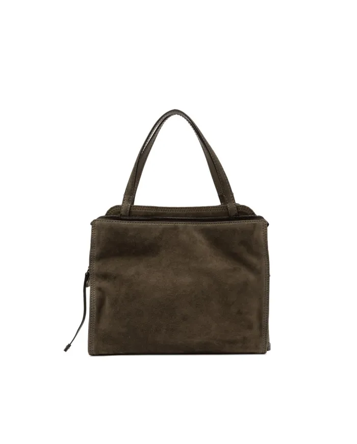 Gianni Chiarini Borsa a mano pelle scamosciata Janis Cognac Gianni Chiarini Borsa a mano pelle scamosciata Janis Cognac