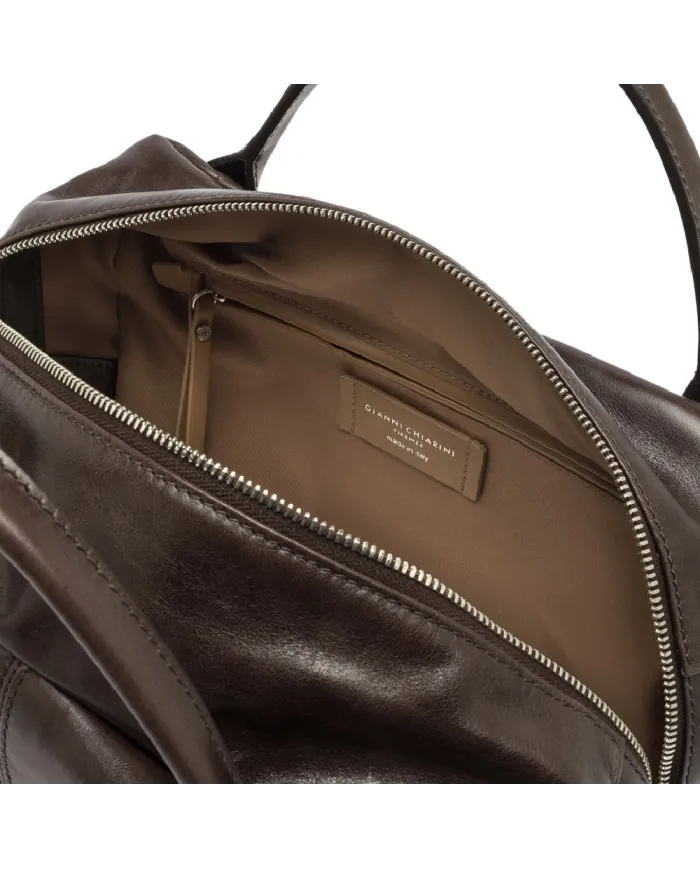 Gianni Chiarini Borsa grande a mano Emily Testa moro