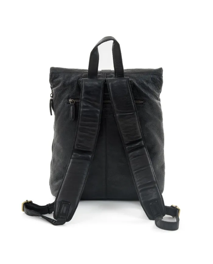 Gianni Conti Zaino in pelle vintage Hollie Nero