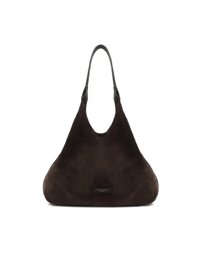 Gianni Chiarini Borsa grande scamosciata Dua Testa moro Gianni Chiarini Borsa grande scamosciata Dua Testa moro