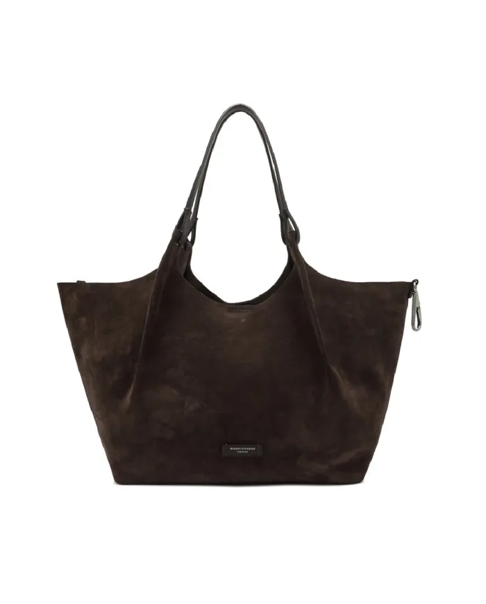 Gianni Chiarini Borsa grande scamosciata Dua Testa moro Gianni Chiarini Borsa grande scamosciata Dua Testa moro
