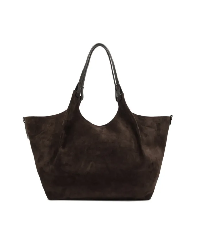 Gianni Chiarini Borsa grande scamosciata Dua Testa moro Gianni Chiarini Borsa grande scamosciata Dua Testa moro