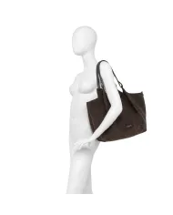 Gianni Chiarini Borsa grande scamosciata Dua Testa moro Gianni Chiarini Borsa grande scamosciata Dua Testa moro