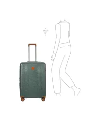 Bric's Trolley rigido medio espandibile Ferrara Verde