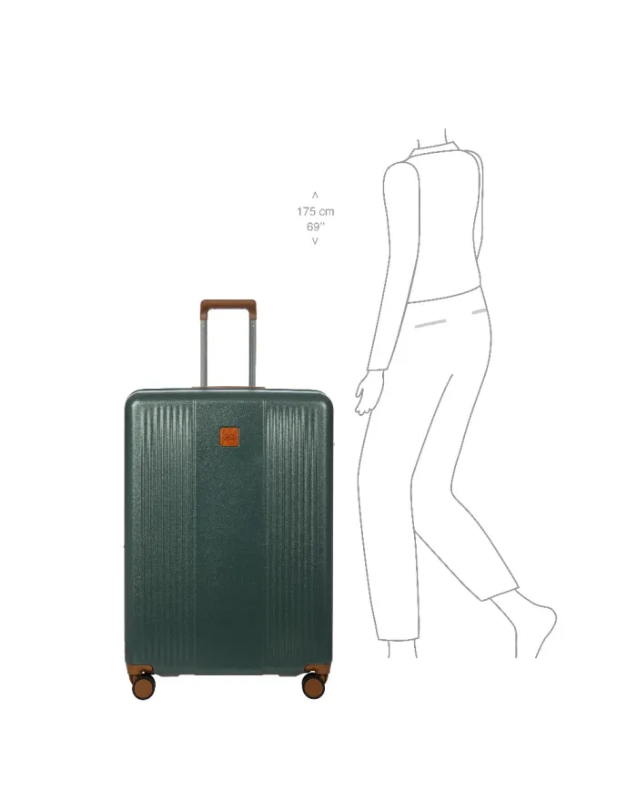 Bric's Trolley rigido grande espandibile Ferrara Verde