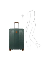 Bric's Trolley rigido grande espandibile Ferrara Verde