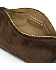 Gianni Chiarini Borsa grande scamosciata Nora pouch Testa moro