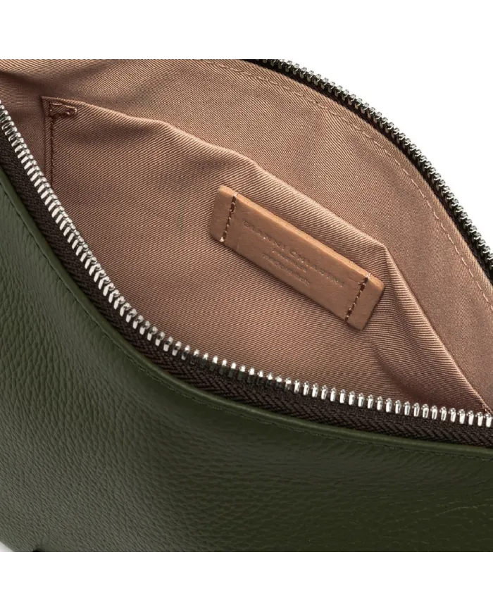Gianni Chiarini Borsa grande in pelle Nora pouch Verde