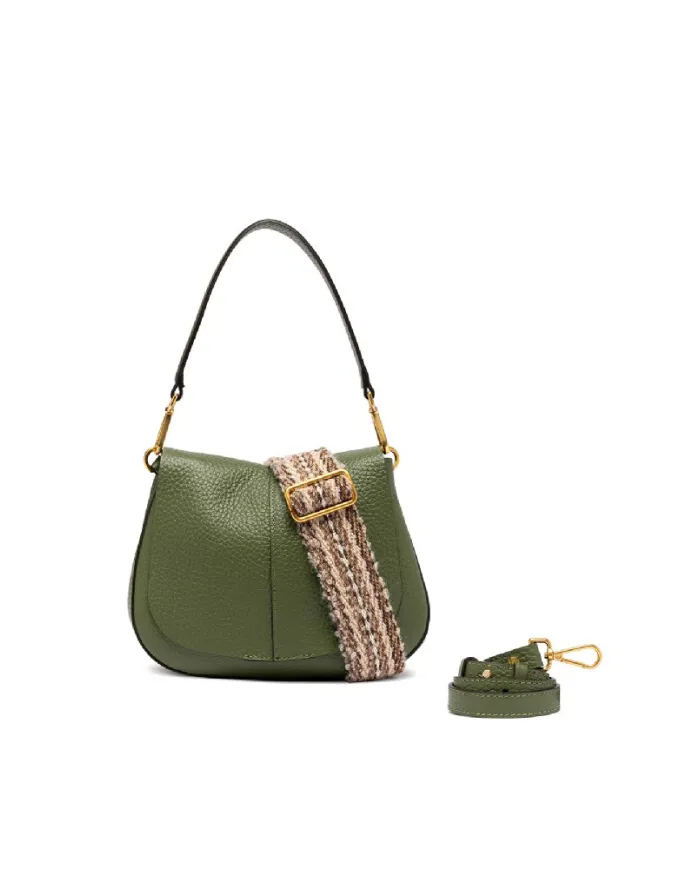 Gianni Chiarini Borsa donna in pelle Helena Round Verde
