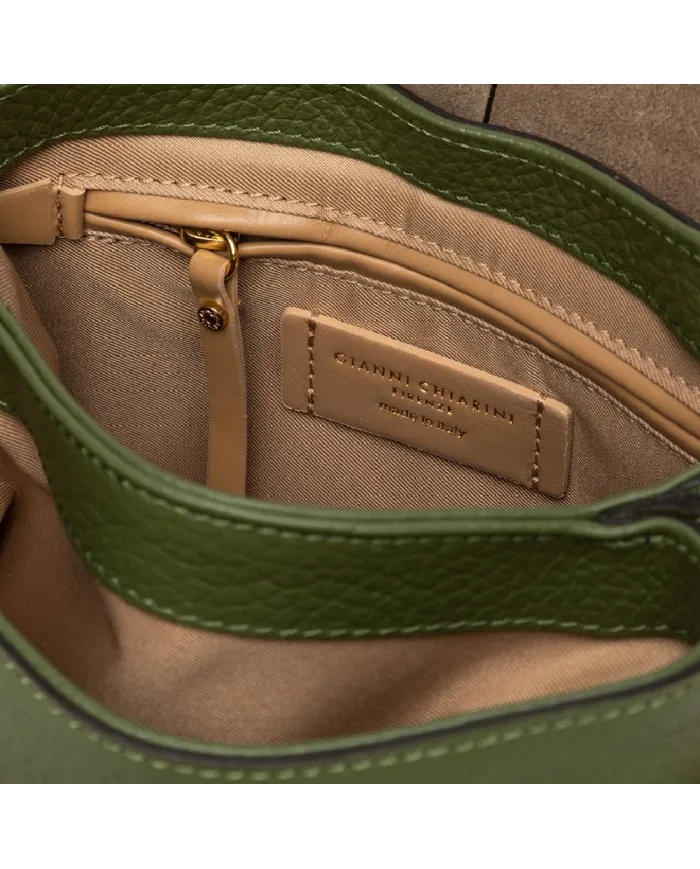Gianni Chiarini Borsa donna in pelle Helena Round Verde
