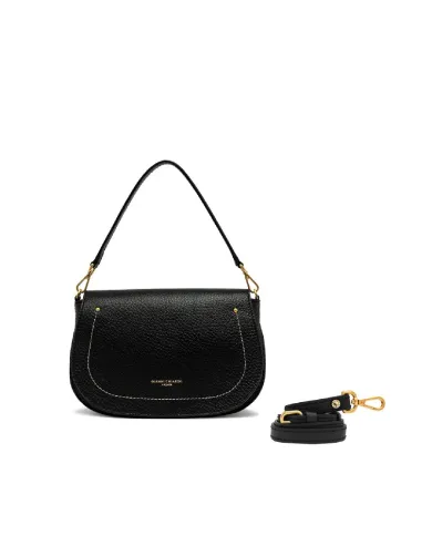Gianni Chiarini Borsa piccola pelle e camoscio Olga Nero
