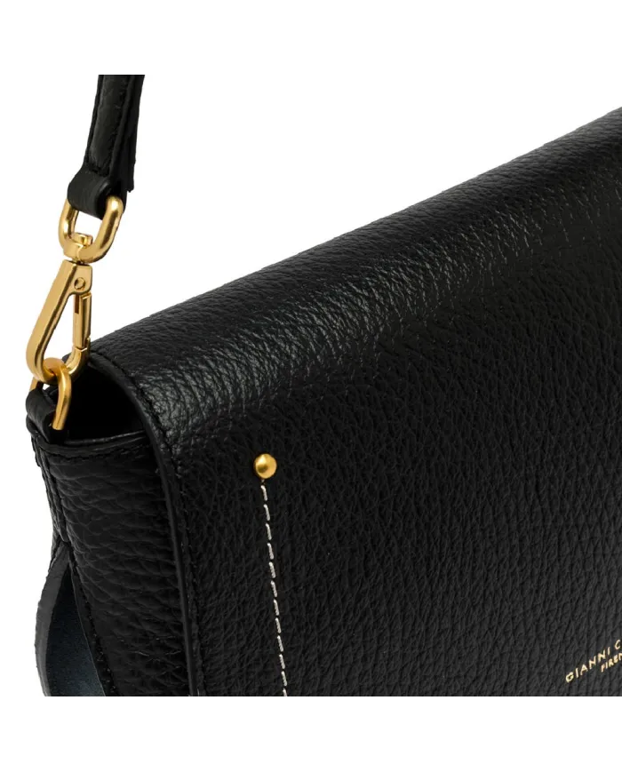 Gianni Chiarini Borsa piccola pelle e camoscio Olga Nero