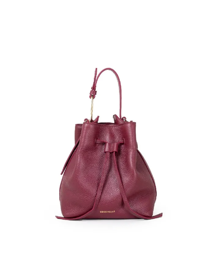 Coccinelle Borsa secchiello Malory Bordeaux