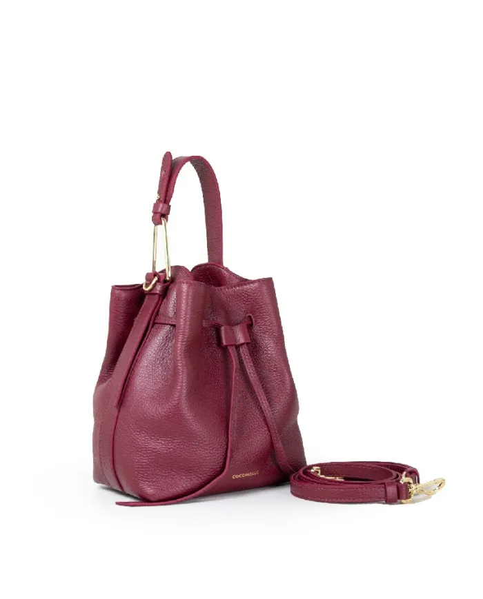 Coccinelle Borsa secchiello Malory Bordeaux