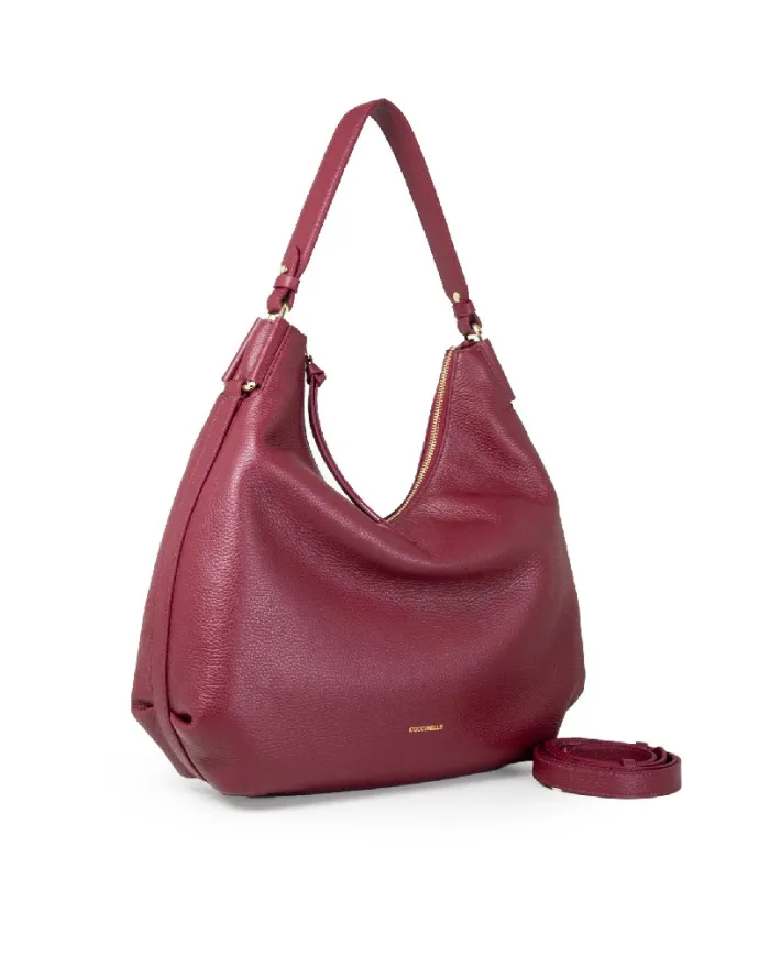 Coccinelle Borsa tracolla grande Rebekka Bordeaux