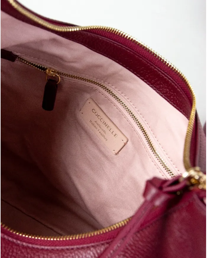 Coccinelle Borsa tracolla grande Rebekka Bordeaux