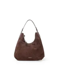 Coccinelle Borsa piccola camoscio Rebekka suede Testa moro