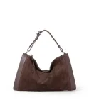 Coccinelle Borsa grande scamosciata Elinor suede Testa moro