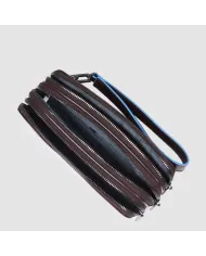 Piquadro Pochette uomo in pelle Mogano