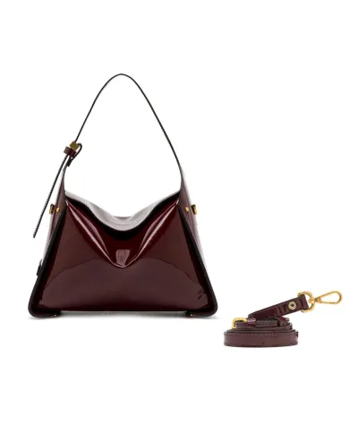Gianni Chiarini Borsa vernice Penelope Bordeaux