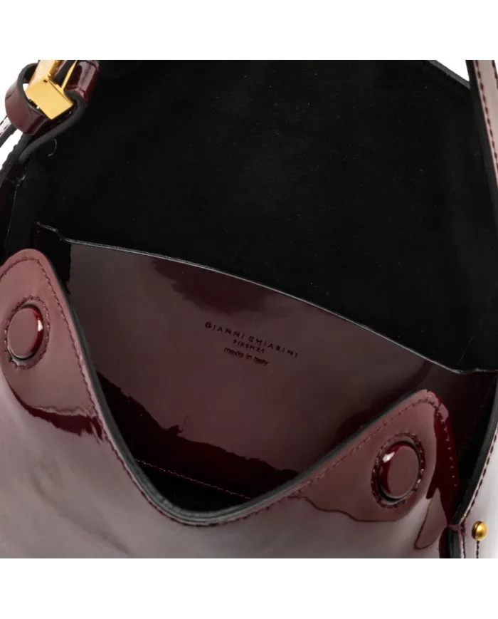 Gianni Chiarini Borsa vernice Penelope Bordeaux