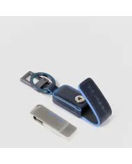 Piquadro Portachiavi chiavetta Usb 256 GB Blu