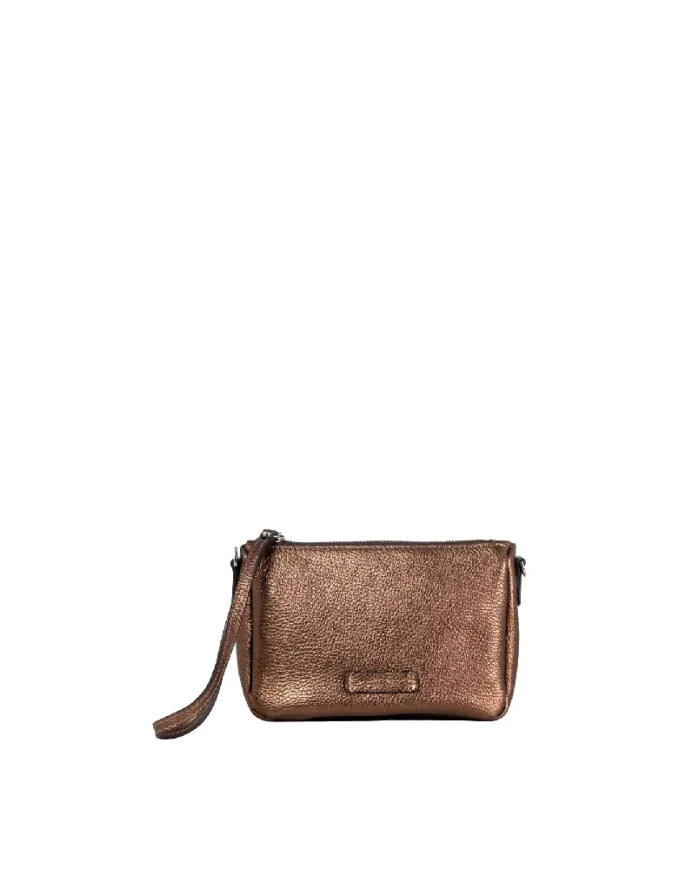 Gianni Chiarini Borsa piccola in pelle Nora pouch Bronzo