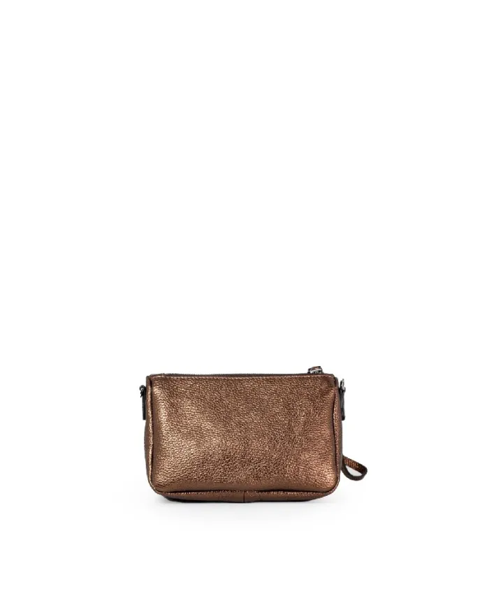 Gianni Chiarini Borsa piccola in pelle Nora pouch Bronzo