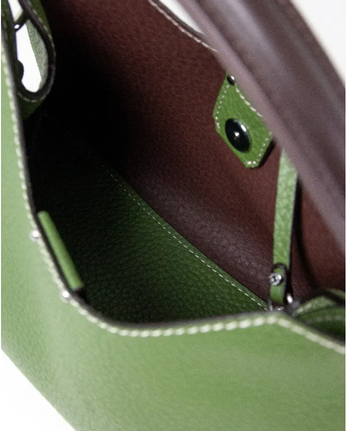 Gianni Chiarini Borsa a mano piccola pelle Aurora Verde