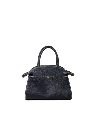 Gianni Chiarini Borsa a mano pelle e camoscio Farah Nero