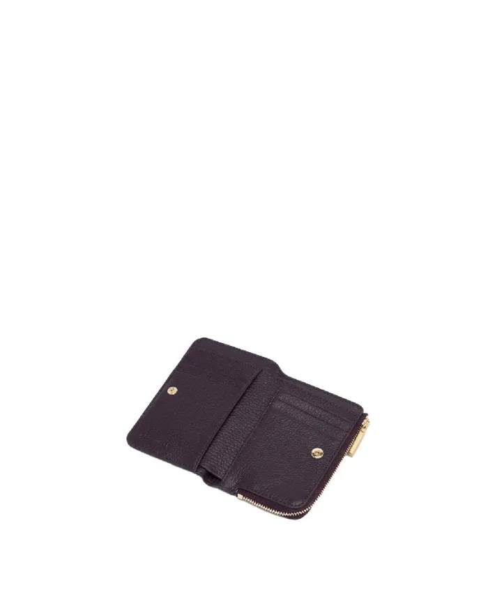 Coccinelle Portafoglio piccolo in pelle Metallic Soft Viola Coccinelle Portafoglio piccolo in pelle Metallic Soft Viola