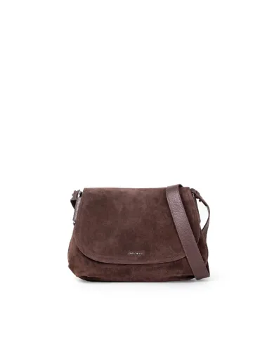 Coccinelle Borsa bandoliera Rebekka suede Testa moro