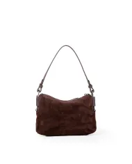 Coccinelle Borsa piccola Rebekka suede Testa moro