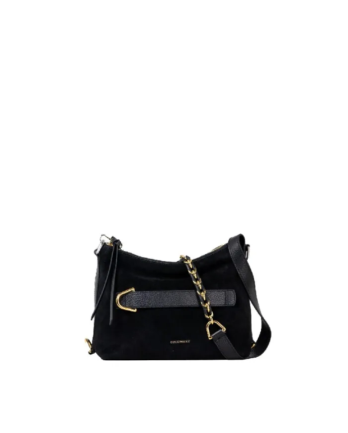 Coccinelle Borsa bandoliera scamosciata Gretel suede pu Nero Coccinelle Borsa bandoliera scamosciata Gretel suede pu Nero