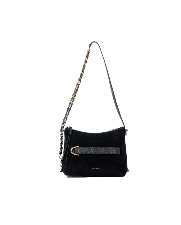 Coccinelle Borsa bandoliera scamosciata Gretel suede pu Nero Coccinelle Borsa bandoliera scamosciata Gretel suede pu Nero