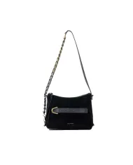 Coccinelle Borsa bandoliera scamosciata Gretel suede pu Nero Coccinelle Borsa bandoliera scamosciata Gretel suede pu Nero