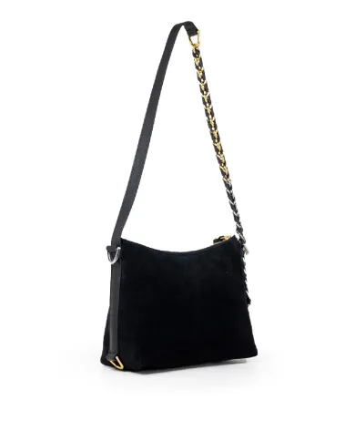 Coccinelle Borsa bandoliera scamosciata Gretel suede pu Nero