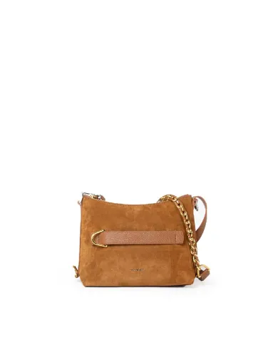 Coccinelle Borsa bandoliera scamosciata Gretel suede pu Cognac