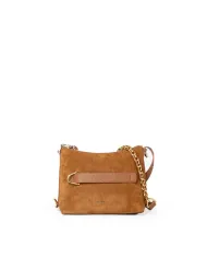 Coccinelle Borsa bandoliera scamosciata Gretel suede pu Cognac