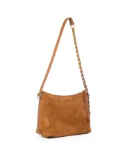 Coccinelle Borsa bandoliera scamosciata Gretel suede pu Cognac
